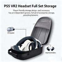 Étui de rangement rigide en EVA pour PS VR2, sac de voyage portable étanche et antichoc pour accessoires de jeu PS5 VR2