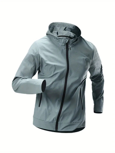 Veste coupe-vent de course premium, veste de sport résistante à l'eau, veste de pluie imperméable au design personnalisé - Product Image 3