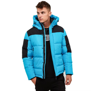 Chaqueta Puffer Oversize para Hombre con Capucha, Abrigo Grueso Holgado de Invierno Estilo Urbano, Chaqueta Exterior Acolchada con Cremallera Frontal - Product Image 5