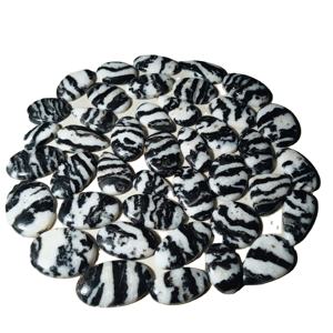 Pierre de jaspe zèbre 100% naturelle de qualité supérieure pour la vente en gros, pierres précieuses en vrac de formes variées, marque KHUSHI GEMS STONE, bijoux de guérison - Product Image 1