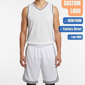 Maillots de basket personnalisés de haute qualité, uniformes d'équipe personnalisables avec tissu respirant et à séchage rapide en 100 % polyester - Product Image 1
