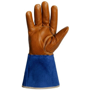 ถุงมือเชื่อมหนังวัวเสริมแรงสำหรับงานอุตสาหกรรมแบบขายส่ง ปรับแต่งได้ มองเห็นได้ชัดเจนขึ้น ปลอดภัยยิ่งขึ้น - Product Image 6