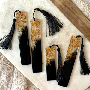 Marcapáginas de Resina Epoxi Personalizado, Elegante, Resistente al Agua, con Impresión y Corte por Troquelado, con Lazo, Soporte para Páginas de Libro, Personalizable - Product Image 1