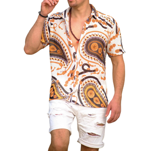 เสื้อเชิ้ตแขนยาวผู้ชาย ทรงปกติ ผ้าฝ้าย 100% ระบายอากาศได้ดี เหมาะสำหรับใส่ไปเที่ยวทะเล ช่วงฤดูร้อน - Product Image 3