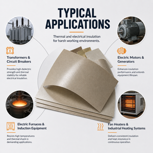 <span class=keywords><strong>Mica</strong></span> d'isolation électrique haute température, résistant aux chocs thermiques, ignifuge, résistant à la chaleur 500°C, 1,2-30 mm, 25 kV/mm - Product Image 4