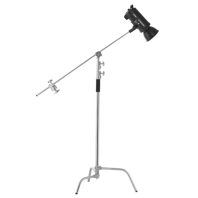 Godox D0100X3ES7T C Stand 10.83 Ft Boom Arm Aluminum Alloy Photo Studio Light Stand