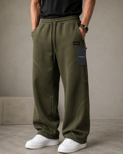 FAWKES Sports Regular Fit Breathable Quick Dry Elastic Waist Sweat <b>Pant</b> Zipper Pockets <b>Men</b> Narrow Bottom Running Trouser <b>Pants</b> - Product Image 3