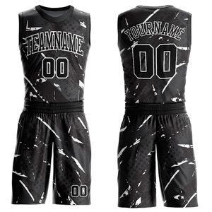 Custom Sublimation Basketball Kit Quick Dry Teamwear <b>Jersey</b> Set Mens Polyester Athletic Uniform <b>Bulk</b> Supplier OEM - Product Image 1