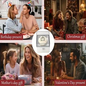 Boîte à bijoux rotative en forme d'ours avec bougie surprise (collier et bague non inclus) - Product Image 3