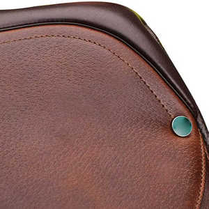 Selle de cheval western en cuir durable avec cornes et jupe large pour le travail à la ferme – Selles de cheval en cuir de haute qualité - Product Image 4