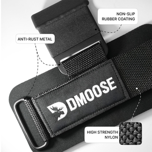 Weight Lifting rubber grip Hooks Non-slip Deadlift wrist Straps palm support <b>Gloves</b> <b>Pull</b> <b>Up</b> gym fitness training session workout - Product Image 5