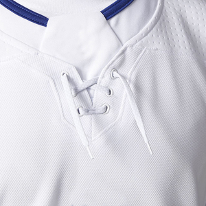 ผู้ผลิตที่ดีที่สุด เสื้อฮอกกี้น้ำแข็งดีไซน์เฉพาะ ผลิตตามสั่ง โลโก้แบบกำหนดเอง บริการ OEM ผ้าโพลีเอสเตอร์ 100% แห้งเร็ว ระบายอากาศได้ดี - Product Image 3