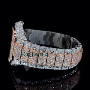 Montre de luxe en moissanite diamantée, best-seller, élégante et tendance, pour hommes, femmes et occasions spéciales, disponible à la vente - Product Image 5