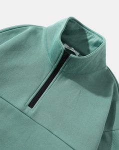 เสื้อกันหนาวมีฮู้ดสำหรับผู้ชายผู้หญิงสินค้าใหม่ฤดูหนาวมีซิปครึ่งมีฮู้ดสำหรับปีนเขาใส่กลางแจ้งออกแบบโลโก้ได้ตามต้องการ - Product Image 3