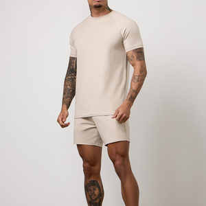 Pantalones Cortos Deportivos Cargo para Hombre con Múltiples Bolsillos, Estilo Casual para Gimnasio, Urbano, de Cinco Puntos, para Correr, con Cordón Ajustable - Product Image 1