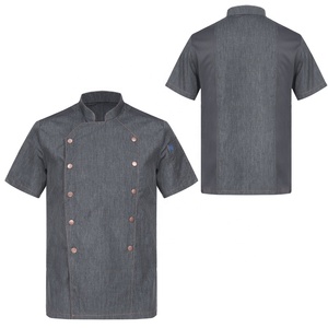 Chaqueta de Chef para hombre y mujer, uniforme de cocineros de Hotel, Tops, ropa de trabajo, diseño personalizado para cocina, restaurante, cafetería, panadería, cantina, hornear - Product Image 2