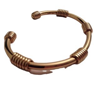 Pulsera Unisex de Cobre Sólido con Diseño de Estrella Vintage, Joyería Artesanal de Primera Calidad, Suministros para Abalorios - Product Image 1