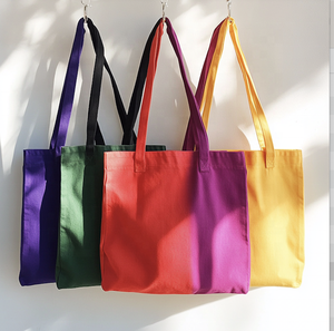 30x40 cm 4 oz teñido en blanco, bolsas de lona de algodón impresas. - Product Image 1