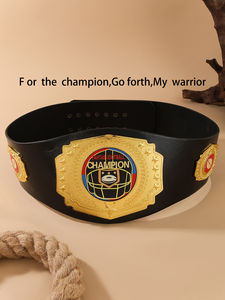 เข็มขัดแชมป์แบบกำหนดเองคุณภาพสูง หนังแท้ งานแฮนด์เมด สลักลาย สไตล์สปอร์ต เป็นมิตรกับสิ่งแวดล้อม สำหรับทุกเพศ ขนาด 20 ซม. x 130 ซม. - Product Image 3