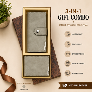Set de Regalo Empresarial 3 en 1 de Cuero Vegano Personalizado: Cuaderno A5 de Tapa Dura, Bolígrafo, Estuche para Gafas, Planificador con Carga Inalámbrica, Regalo Personalizado - Product Image 6