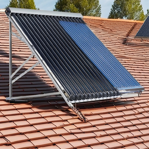 OEM áp lực năng lượng tái tạo năng lượng mặt trời ống chân không giá 15/20/25/30 ống của thủy tinh thu năng lượng mặt trời ống nhiệt hồ bơi Máy nước nóng - Product Image 1