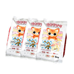 Nourriture pour chats 5 kg, riche en protéines et en viande, alimentation quotidienne essentielle pour tous les âges, croquettes saveurs poulet et saumon, contrôle des boules de poils - Product Image 3