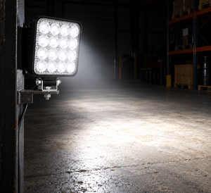 ZHENGYUE 48W 4 pouces carré, éclairage de travail LED, 16 LED, 12-30V, 6000K blanc, 420/430/440nm violet, pour camion, tracteur, bateau, route, garantie 12 mois - Product Image 5