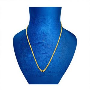 Cadena de Oro Sólido de 22k, Diseño Cola de Zorro, Joyería Fina Tradicional India para Mujer, Uso Diario, Diseño Elegante y Auténtico - Product Image 1