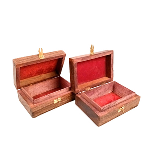 Solid Sheesham Wood Jewelry <b>Box</b> Vintage Hand Carved Floral Trinket Organizer <b>Box</b> Wholesale Decorative <b>Small</b> Keepsake <b>Gift</b> Case - Product Image 5