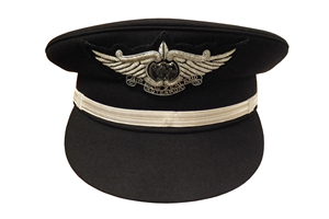 Gorra de fatiga de alta calidad de los Caballeros Templarios con parche de la Cruz Roja y cordón dorado - Gorra de fatiga con logotipo de color personalizable - Product Image 2