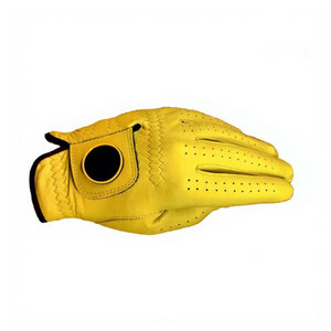Premium Fit PU Golf <b>Gloves</b> for <b>Men</b> <b>Sheepskin</b> Palm Breathable Mesh Design Waterproof Buckle Closure Smooth Grip Anti Slip Comfort - Product Image 3