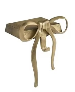 Elegant Holiday <b>Stocking</b> Accent Metal Craft for Festive Interior Arrangements - Product Image 6