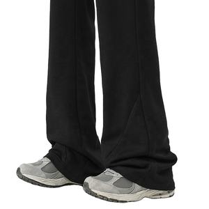 Nouveau design de pantalons de survêtement évasés en coton épais de qualité supérieure avec logo personnalisé pantalons évasés à cordon pour hommes 2026 - Product Image 6