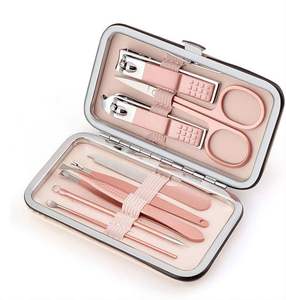 Juego de Manicura de Belleza, Cortaúñas de la Mejor Calidad, Tijeras para Cutículas, Lima de Uñas, Empujador de Cutículas, Kit de Belleza de 8 Piezas - Product Image 1