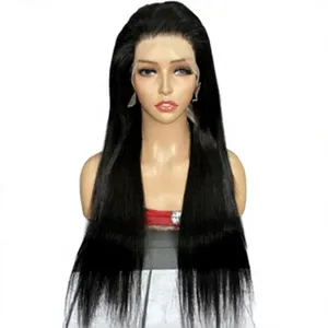 Peluca frontal de encaje HD marrón chocolate oscuro, rizada suelta y profunda, pre-arrancada, sin pegamento, de encaje completo - Product Image 6