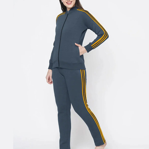 Ensemble de survêtement zippé de qualité supérieure pour femmes, vente chaude, ensemble de vêtements de sport zippés pour femmes - Product Image 1