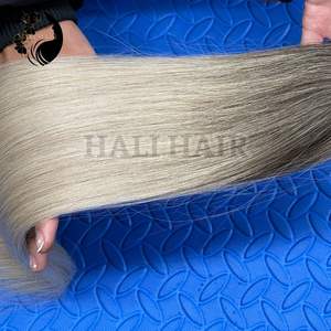 100% textura Remy humana de alta calidad trama vietnamita pelo liso SDD extremos sedosos sin desprendimiento para salones vendedores Hali Hair - Product Image 4