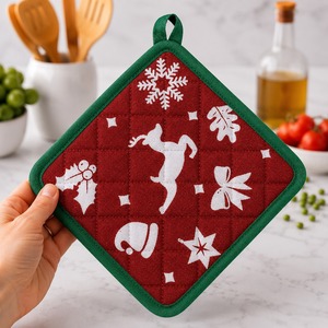 Christmas Decorative <b>Pot</b> <b>holders</b> Printed Design Quick Dry With Customized Size <b>Pot</b> <b>Holder</b> At Affordable Price. - Product Image 2