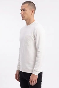 Sweat-shirt polaire d'hiver pour homme Ever Glow EG-0391, grande taille, col rond, coupe ample, 300g, respirant, doublé, couleur unie - Product Image 4