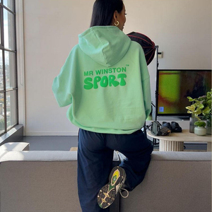 เสื้อฮู้ดดี้ผู้หญิงไซส์ใหญ่ พิมพ์ลาย 3 มิติ คุณภาพสูง ระบายอากาศได้ดี เป็นมิตรกับสิ่งแวดล้อม น้ำหนักเบา สวมใส่สบาย  รับสกรีนโลโก้ - Product Image 3