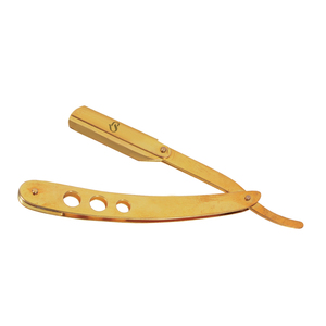 Brazo de afeitar profesional Bisons Wholesale con mango de madera y cuchilla de acero inoxidable reemplazable - Product Image 6