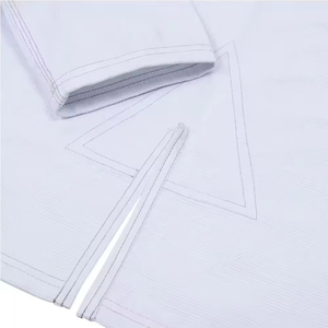 Uniforme de BJJ Unisex Blanco con Logotipo Personalizado, 100% Algodón, Cómodo, Duradero, de Alta Calidad, Último Diseño, Fabricante de Ropa de Artes Marciales - Product Image 5