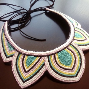 Collar de Cuentas de Moda CRYSTAL CRAFT, Joyería para Mujer, Accesorios para Mujer, Collar Hecho a Mano, Estilo Africano Nativo para Chicas - Product Image 3