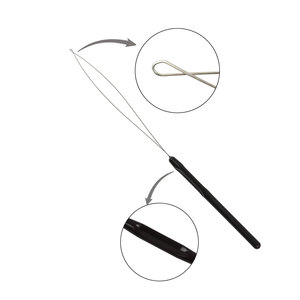 Aiguille à boucle professionnelle pour extensions de cheveux, accessoire d'application de précision pour la coiffure en salon - Product Image 4