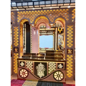 Comptoir de présentation décoratif pour buffet traiteur Gol Gappa - Product Image 1