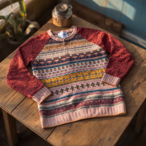 เสื้อยืดแขนยาวทรงปกติแบบถักสำหรับผู้ชาย - Product Image 4
