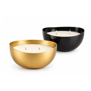 <b>Black</b> Powder Coated <b>Metal</b> Wax Filled <b>Candle</b> Container Jar Votive <b>Candle</b> <b>Holder</b> for Weddings Antique Color - Product Image 3