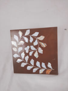 Best Quality Wood Customized Color Eco-Friendly Luxury Tabletop MOP Inlay <b>Coasters</b> <b>Set</b> Mother Pearl Inlay Mat Tea Coffee - Product Image 5