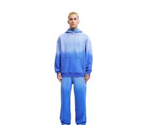 Chándales de Invierno para Hombre, Estilo Vintage, Casuales, de Poliéster/Algodón, con Forro Polar, Logotipo Personalizado, Tallas Grandes, 480 g/m², Transpirables, Lavados con Ácido - Product Image 1