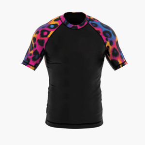 T-shirt de compression pour homme avec logo personnalisé OEM, tissu respirant à séchage rapide, idéal pour la gym, le fitness et la course à pied, vente en gros - Product Image 1